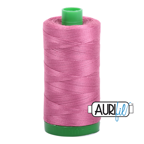 Aurifil 40 Wt 100% Cotton
1000mt (1094yds) Green Spool.
The 40wt range is a versatile, all purpose thread. Long-Arm quilters love how it can run at high speeds with little to no breakage.
This is a high quality 100% Cotton thread, making it ideal for all forms machine work whether it is on Applique, for Quilting, Machine Piecing or Long-arm Quilting.
If you prefer to do things by hand, this is ideal for Cross stitching, Hand Piecing and work with Lace.
We have 270 colours available on 1000m(1094 yds) spools. Aurifil 40 Wt 100% Cotton
1000mt (1094yds) Green Spool.
The 40wt range is a versatile, all purpose thread. Long-Arm quilters love how it can run at high speeds with little to no breakage.
This is a high quality 100% Cotton thread, making it ideal for all forms machine work whether it is on Applique, for Quilting, Machine Piecing or Long-arm Quilting.
If you prefer to do things by hand, this is ideal for Cross stitching, Hand Piecing and work with Lace.
We have 270 colours available on 1000m(1094 yds) spools.