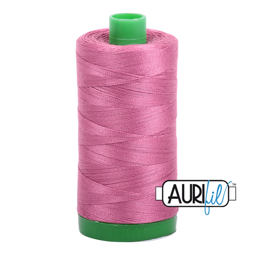 Aurifil 40 Wt 100% Cotton

1000mt (1094yds) Green Spool.

The 40wt range is a versatile, all purpose thread. Long-Arm quilters love how it can run at high speeds with little to no breakage.  

This is a high quality 100% Cotton thread, making it ideal for all forms machine work whether it is on Applique, for Quilting, Machine Piecing or Long-arm Quilting.

If you prefer to do things by hand, this is ideal for Cross stitching, Hand Piecing and work with Lace.

We have 270 colours available on 1000m(1094 yds) spools.