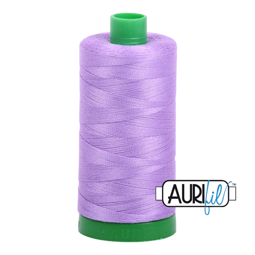 Aurifil 40 Wt 100% Cotton

1000mt (1094yds) Green Spool.

The 40wt range is a versatile, all purpose thread. Long-Arm quilters love how it can run at high speeds with little to no breakage.  

This is a high quality 100% Cotton thread, making it ideal for all forms machine work whether it is on Applique, for Quilting, Machine Piecing or Long-arm Quilting.

If you prefer to do things by hand, this is ideal for Cross stitching, Hand Piecing and work with Lace.

We have 270 colours available on 1000m(1094 yds) spools.