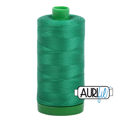 Aurifil 40 Wt 100% Cotton

1000mt (1094yds) Green Spool.

The 40wt range is a versatile, all purpose thread. Long-Arm quilters love how it can run at high speeds with little to no breakage.  

This is a high quality 100% Cotton thread, making it ideal for all forms machine work whether it is on Applique, for Quilting, Machine Piecing or Long-arm Quilting.

If you prefer to do things by hand, this is ideal for Cross stitching, Hand Piecing and work with Lace.

We have 270 colours available on 1000m (1094 yds) spools.