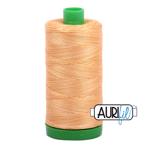 Aurifil 40 Wt 100% Cotton

1000mt (1094yds) Green Spool.

The 40wt range is a versatile, all purpose thread. Long-Arm quilters love how it can run at high speeds with little to no breakage.  

This is a high quality 100% Cotton thread, making it ideal for all forms machine work whether it is on Applique, for Quilting, Machine Piecing or Long-arm Quilting.

If you prefer to do things by hand, this is ideal for Cross stitching, Hand Piecing and work with Lace.

We have 270 colours available on 1000m (1094 yds) spools.