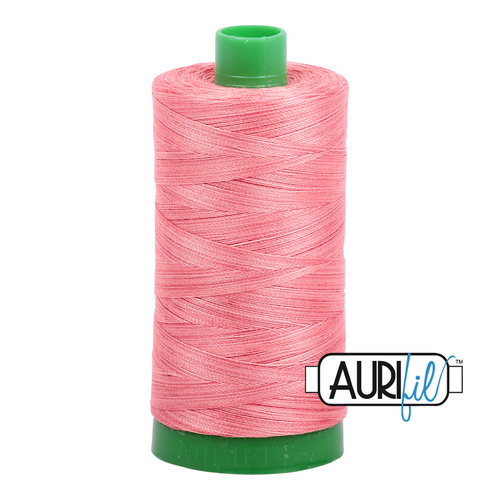 Aurifil 40 Wt 100% Cotton
1000mt (1094yds) Green Spool.
The 40wt range is a versatile, all purpose thread. Long-Arm quilters love how it can run at high speeds with little to no breakage.
This is a high quality 100% Cotton thread, making it ideal for all forms machine work whether it is on Applique, for Quilting, Machine Piecing or Long-arm Quilting.
If you prefer to do things by hand, this is ideal for Cross stitching, Hand Piecing and work with Lace.
We have 270 colours available on 1000m (1094 yds) spools. Aurifil 40 Wt 100% Cotton
1000mt (1094yds) Green Spool.
The 40wt range is a versatile, all purpose thread. Long-Arm quilters love how it can run at high speeds with little to no breakage.
This is a high quality 100% Cotton thread, making it ideal for all forms machine work whether it is on Applique, for Quilting, Machine Piecing or Long-arm Quilting.
If you prefer to do things by hand, this is ideal for Cross stitching, Hand Piecing and work with Lace.
We have 270 colours available on 1000m (1094 yds) spools.