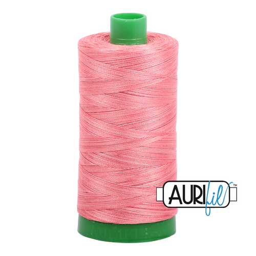 Aurifil 40 Wt 100% Cotton

1000mt (1094yds) Green Spool.

The 40wt range is a versatile, all purpose thread. Long-Arm quilters love how it can run at high speeds with little to no breakage.  

This is a high quality 100% Cotton thread, making it ideal for all forms machine work whether it is on Applique, for Quilting, Machine Piecing or Long-arm Quilting.

If you prefer to do things by hand, this is ideal for Cross stitching, Hand Piecing and work with Lace.

We have 270 colours available on 1000m (1094 yds) spools.