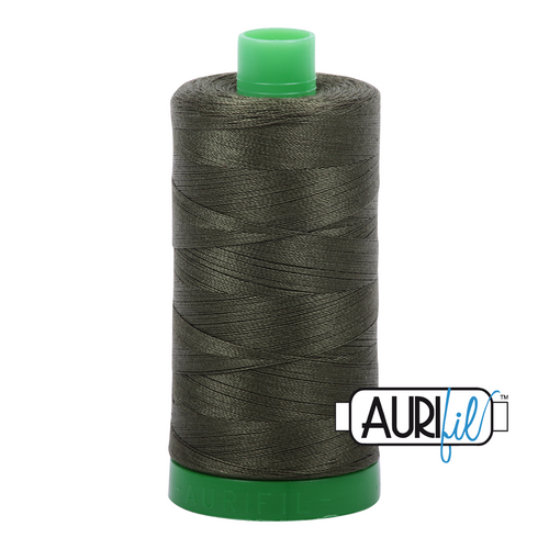 Aurifil 40 Wt 100% Cotton
1000mt (1094yds) Green Spool.
The 40wt range is a versatile, all purpose thread. Long-Arm quilters love how it can run at high speeds with little to no breakage.
This is a high quality 100% Cotton thread, making it ideal for all forms machine work whether it is on Applique, for Quilting, Machine Piecing or Long-arm Quilting.
If you prefer to do things by hand, this is ideal for Cross stitching, Hand Piecing and work with Lace.
We have 270 colours available on 1000m (1094 yds) spools. Aurifil 40 Wt 100% Cotton
1000mt (1094yds) Green Spool.
The 40wt range is a versatile, all purpose thread. Long-Arm quilters love how it can run at high speeds with little to no breakage.
This is a high quality 100% Cotton thread, making it ideal for all forms machine work whether it is on Applique, for Quilting, Machine Piecing or Long-arm Quilting.
If you prefer to do things by hand, this is ideal for Cross stitching, Hand Piecing and work with Lace.
We have 270 colours available on 1000m (1094 yds) spools.