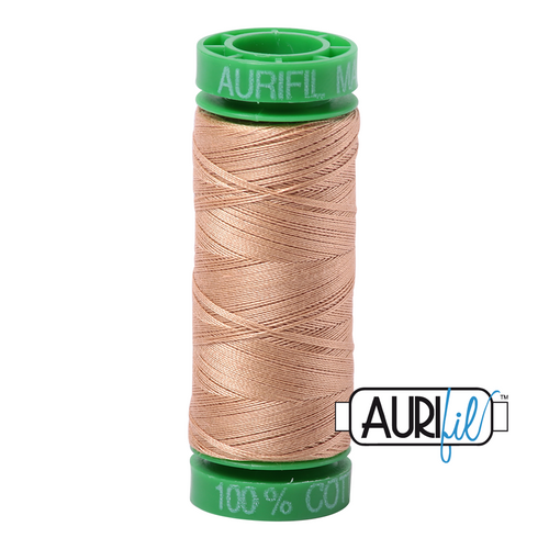270 colours available on 150m (164 yards) spools.
•	The 40 weight t range is a versatile, all-purpose thread. Long-Arm quilters love how it can run at high speeds with 
         little to no breakage. 
•	This is a high quality 100% Cotton thread, making it ideal for all forms machine work whether it is on Applique, for 
        Quilting, Machine Piecing or Long-arm Quilting.
•	Perfect for that small project, ideal for Cross stitching, Hand Piecing and work with Lace.
