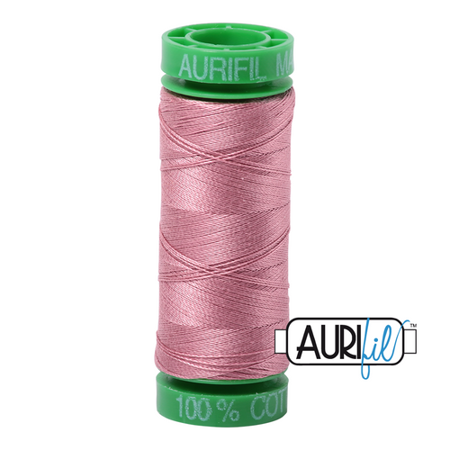 270 colours available on 150m (164 yards) spools.
•	The 40 weight t range is a versatile, all-purpose thread. Long-Arm quilters love how it can run at high speeds with 
         little to no breakage. 
•	This is a high quality 100% Cotton thread, making it ideal for all forms machine work whether it is on Applique, for 
        Quilting, Machine Piecing or Long-arm Quilting.
•	Perfect for that small project, ideal for Cross stitching, Hand Piecing and work with Lace.
