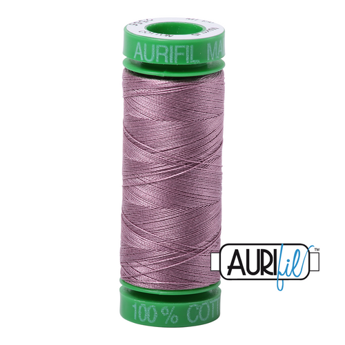270 colours available on 150m (164 yards) spools.
•	The 40 weight t range is a versatile, all-purpose thread. Long-Arm quilters love how it can run at high speeds with 
         little to no breakage. 
•	This is a high quality 100% Cotton thread, making it ideal for all forms machine work whether it is on Applique, for 
        Quilting, Machine Piecing or Long-arm Quilting.
•	Perfect for that small project, ideal for Cross stitching, Hand Piecing and work with Lace.