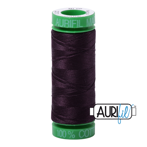 270 colours available on 150m (164 yards) spools.
•	The 40 weight t range is a versatile, all-purpose thread. Long-Arm quilters love how it can run at high speeds with 
         little to no breakage. 
•	This is a high quality 100% Cotton thread, making it ideal for all forms machine work whether it is on Applique, for 
        Quilting, Machine Piecing or Long-arm Quilting.
•	Perfect for that small project, ideal for Cross stitching, Hand Piecing and work with Lace.