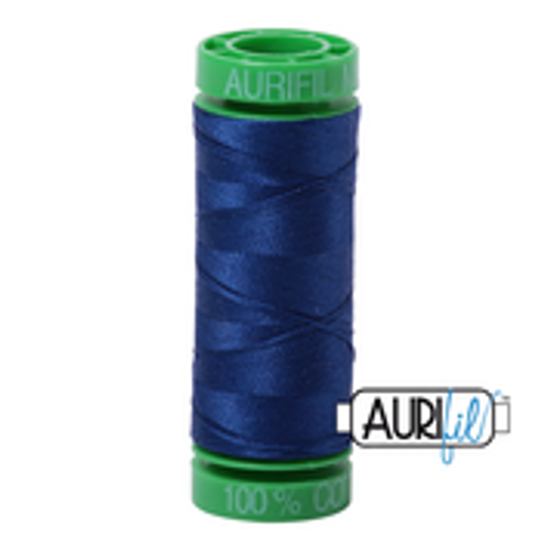 Aurifil 40 Col. 2780 Dark Delft Blue 150m