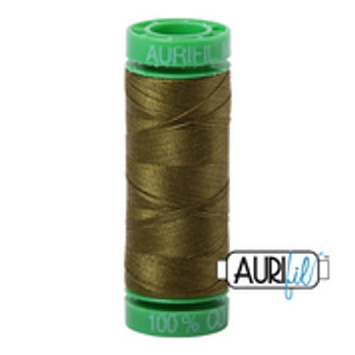 Aurifil 40 Col. 2887 Very Dark Olive 150m