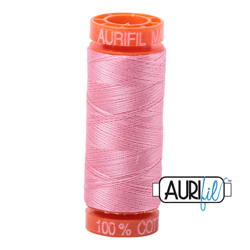 These 200m spools are perfect for that small project or when you are on the move. 

The thread is fine, yet strong, resulting in flat seams when foundation piecing.  This high quality 100% Cotton thread is ideal for embroidery and gives a subtle effect when quilting. Another popular choice when using for hand work and with Bobbin and Machine Lace.

We have 270 colours available on 200m (220 yd) spools.