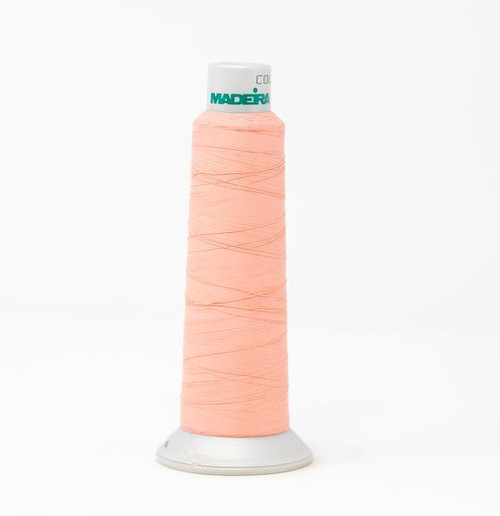 Madeira Frosted Matt is a durable Polyester thread with a Cotton appearance. 
The only matte finish embroidery thread around!