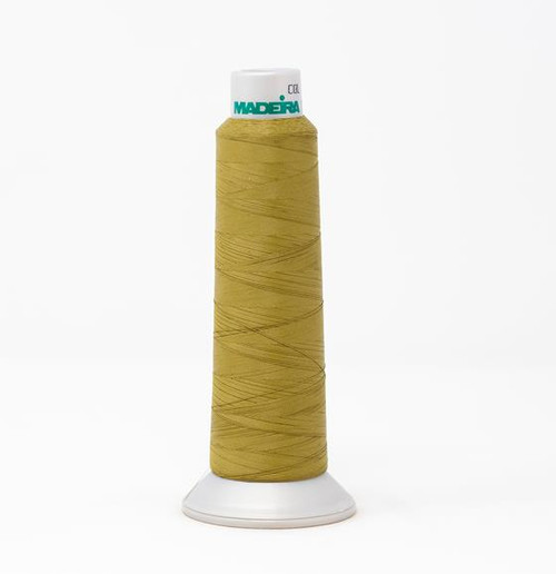 Madeira Frosted Matt is a durable Polyester thread with a Cotton appearance. 
The only matte finish embroidery thread around!