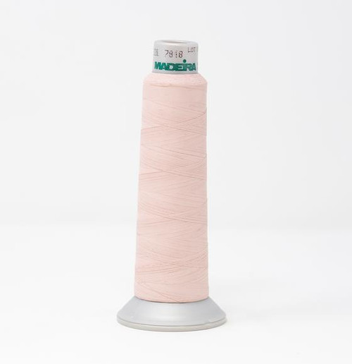 Madeira Frosted Matt is a durable Polyester thread with a Cotton appearance. 
The only matte finish embroidery thread around!