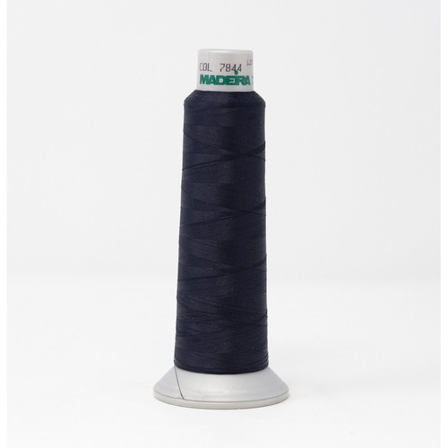 Madeira Frosted Matt is a durable Polyester thread with a Cotton appearance. 
The only matte finish embroidery thread around!