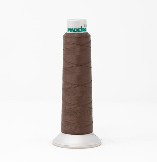 Madeira Frosted Matt is a durable Polyester thread with a Cotton appearance. 
The only matte finish embroidery thread around!