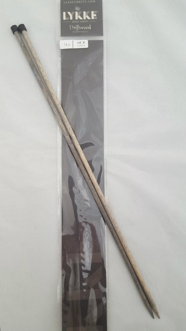 14"/35.6cm Straight - 5 mm/US 8 Diameter