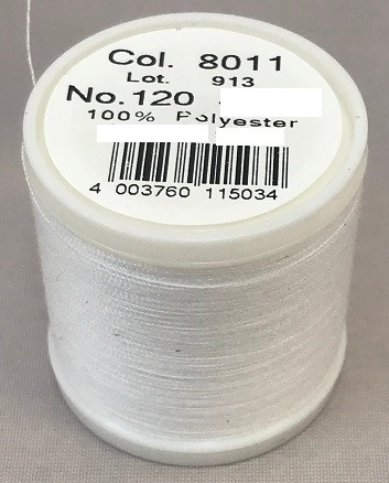 1000 m of Aerofil Sew All Thread is the perfect meterage for the dedicated hobby sewer. A top quality sewing thread at an unbeatable price and the best cost performance ratio. The colours have been carefully selected and offer the optimum choice to fulfil all colour desires.

For best sewing results we recommend the use of the MADEIRA universal sewing needle size #80/12 of premium Titanium quality.