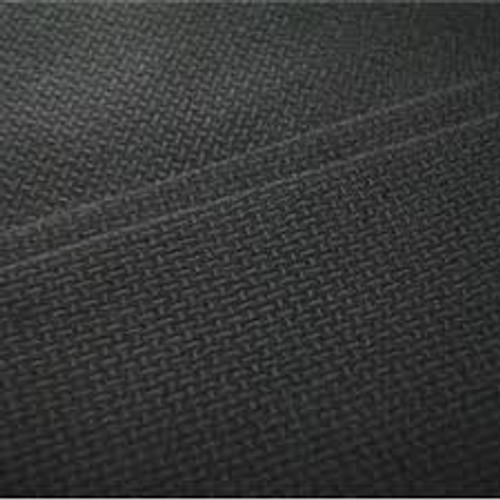 This is a light weight (40gsm), 100% polyamide cutaway backing. This is waterproof, breathable and soft to the touch. 
Due to its particular structure, it is ideal for use on stretchy knitwear or similar fabric as it helps prevent distortion of the knitwear.