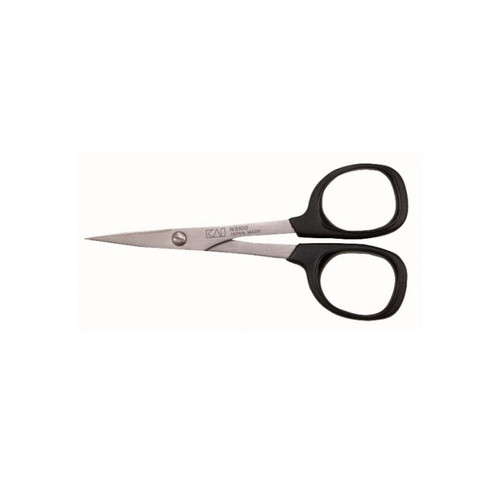 Soft ergonomic handles and blades made of fine stainless steel with vanadium allow for a longer, more precise cut.
The Kai scissor's sharp, pointed tips allow for detailed cutting and trimming.
Very popular for trimming threads for all types of precision work.