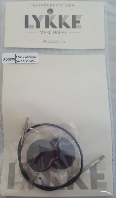 Lykke Black Cords 3.5" IC - 16"/400mm