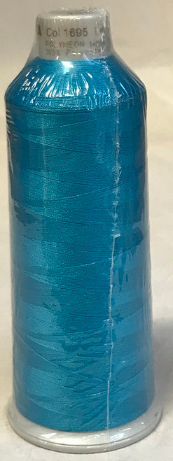 Madeira's 100% polyester embroidery thread, Polyneon is constructed of a specially developed raw material which eliminates looping, puckering and virtually all thread breaks.  Suitable for almost any application, Polyneon's unique formula makes this thread extremely durable and smooth running.  Vibrant colors, are glossy, as well as resistant to chlorine bleach, making Polyneon the ideal thread for embroidering on uniforms, safety garments and commercial linens.