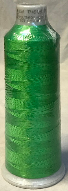 Madeira's 100% polyester embroidery thread, Polyneon is constructed of a specially developed raw material which eliminates looping, puckering and virtually all thread breaks.  Suitable for almost any application, Polyneon's unique formula makes this thread extremely durable and smooth running.  Vibrant colors, are glossy, as well as resistant to chlorine bleach, making Polyneon the ideal thread for embroidering on uniforms, safety garments and commercial linens.