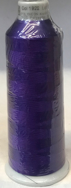 Madeira's 100% polyester embroidery thread, Polyneon is constructed of a specially developed raw material which eliminates looping, puckering and virtually all thread breaks.  Suitable for almost any application, Polyneon's unique formula makes this thread extremely durable and smooth running.  Vibrant colors, are glossy, as well as resistant to chlorine bleach, making Polyneon the ideal thread for embroidering on uniforms, safety garments and commercial linens.