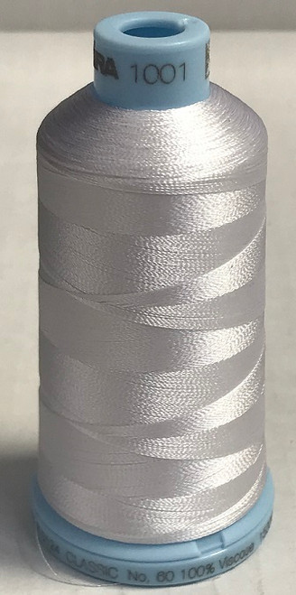 Suitable for all types of Embroidery and perfect for fine fabrics.

It is recommended that size 60/8-65/9 needles are used. 