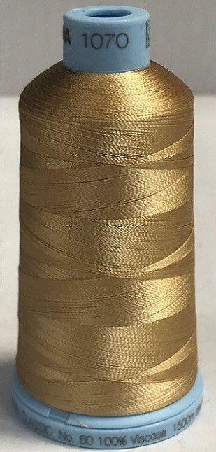 Suitable for all types of Embroidery and perfect for fine fabrics.

It is recommended that size 60/8-65/9 needles are used. 