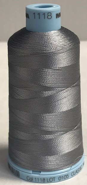 Suitable for all types of Embroidery and perfect for fine fabrics.

It is recommended that size 60/8-65/9 needles are used. 