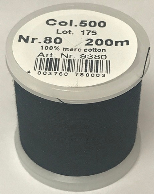 Extra fine machine embroidery thread made of best Egyptian cotton
Ideal for detailed embroideries and for small lettering especially on ties, handkerchiefs or delicate fabrics
Recommended needle: embroidery needle NM 75-80 Madeira Art.9450
12 Colours available.