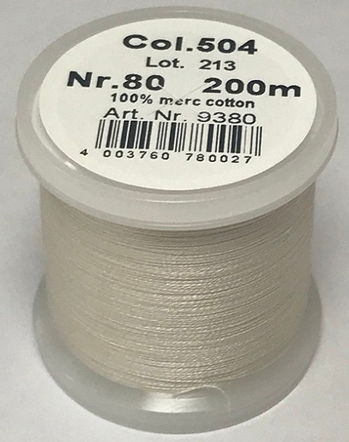 Extra fine machine embroidery thread made of best Egyptian cotton
Ideal for detailed embroideries and for small lettering especially on ties, handkerchiefs or delicate fabrics
Recommended needle: embroidery needle NM 75-80 Madeira Art.9450
12 Colours available.