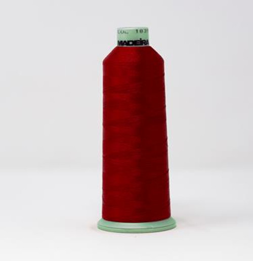 Polyneon Green is 100% recycled polyester embroidery thread made from post-consumer waste.