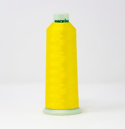 Polyneon Green is 100% recycled polyester embroidery thread made from post-consumer waste.