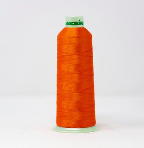 Polyneon Green is 100% recycled polyester embroidery thread made from post-consumer waste.