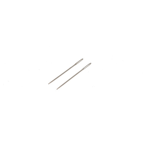 Blister of 2 knitting assembly needles ideal for finishing your baby's work!