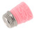 These silicon thimbles help protect your fingers whilst sewing. They have steel tops with 5 silicon thimbles per bag. They are a pink colour and size  "S"