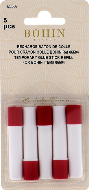 Bohin Temporary Glue Stick, Pink On