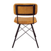 Duke Side Chair - Light Tan_Leather bar chair_leather restaraunt chair_leather side chair_back view