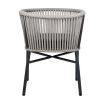 Holt Arm Chair - Natural Weave on a white background