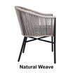Holt Arm Chair - Natural Weave colour options