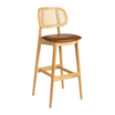 Relish Bar Stool - Natural Oak - Natural Cane Back_oak commercial bar stool_back view