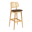 Relish Bar Stool - Natural Oak - Natural Cane Back_oak commercial bar stool_back view
