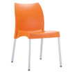 Vita Side Chair - Plastic - Stackable - Orange