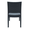Florida Recycled Side Chair - Dark Grey_back