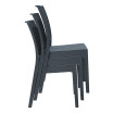 Florida Recycled Side Chair - Dark Grey_stack