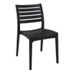 Ares Side Chair - Plastic - Stackable - Black