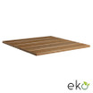 EKO Outdoor Table Top_Oak_Wood Effect_Square Composite Commercial Table Top_Restaurants_Cafes_Pubs