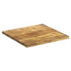 Rustic Square Wooden Commercial Table Top_Solid Pine_Indoor Rustic Table Top